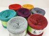 3-fädig Uni Farbe 50%Baumwolle/50%Polyacryl