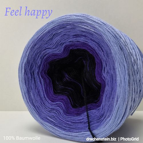 Baumwolle Feel happy