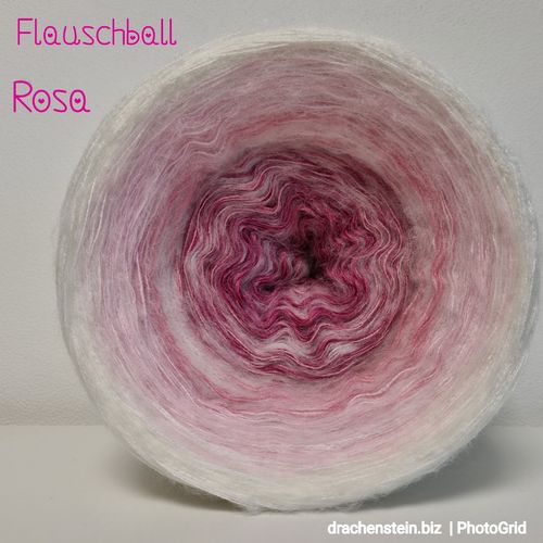 Flauschball Rosa