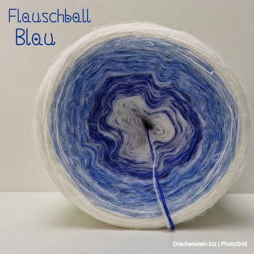 Flauschball Blau