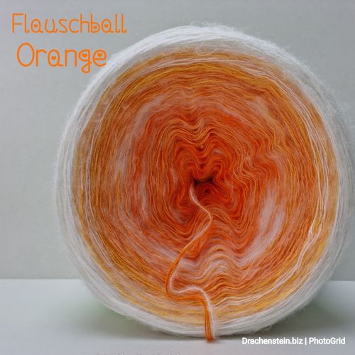 Flauschball Orange