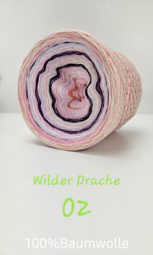 Baumwolle Wilder Drache 02