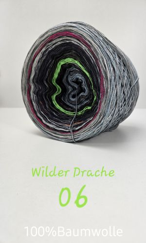 Baumwolle Wilder Drache 06