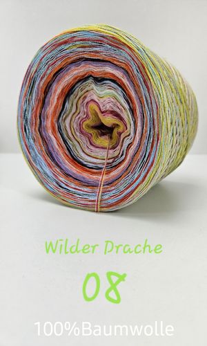 Baumwolle Wilder Drache 08