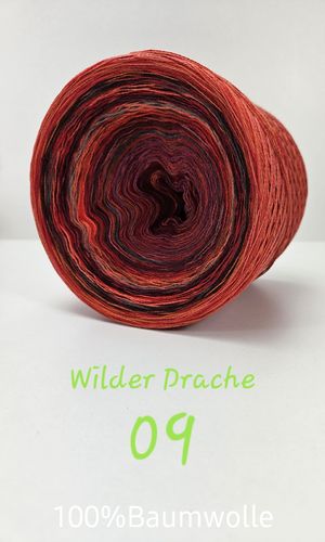 Baumwolle Wilder Drache 09