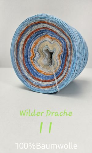 Baumwolle Wilder Drache 11