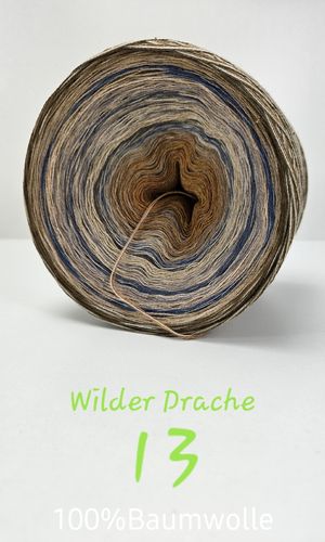 Baumwolle Wilder Drache 13