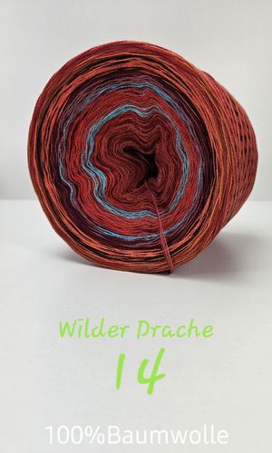 Baumwolle Wilder Drache 14
