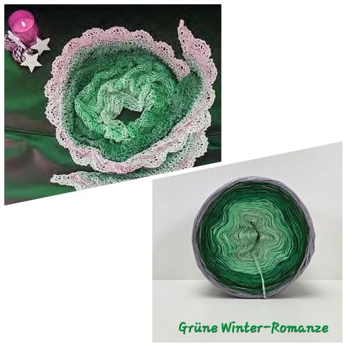 Häkelset Grüne Winter-Romanze